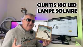 Quntis Lampe Solaire Extérieur Détecteur de Mouvement Lampadaire Solaire avec Télécommande [upl. by Avlem442]