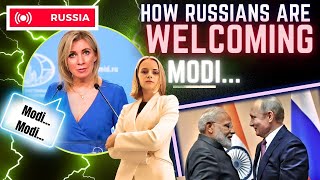 Russians are doing THIS to make the West JEALOUS  Modi in Moscow  IndiaRussia  Karolina Goswami [upl. by Bahr]