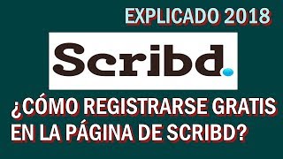 Como registrarse gratis en página de Scribd [upl. by Meredith484]