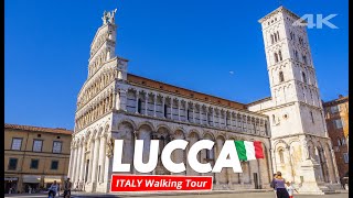 LUCCA Italy Walking Tour  Tuscany vacations  OM1 Olympus video [upl. by Arikahc]