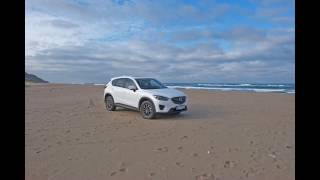 Mazda CX5 on the beach  first light offroad drive test [upl. by Salema24]