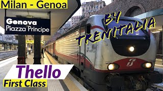 Italys Thello train  First Class  Milan  Genoa [upl. by Aicnetroh]