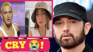 CRY😭 HAILIE JADE Eminem daughter cry after listening to his Father Music [upl. by Gregoor]