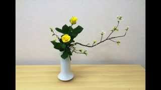 Ikebana arrangements by my students in Japan Ohara School of Ikebana [upl. by Lamb939]