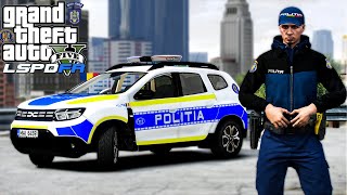 ATAC TERORIST IN CENTRUL ORASULUI  GTA 5  POLITIA ROMANA  LSPDFR [upl. by Ahsekam]