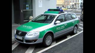 Deutsche Polizeisirene Landhorn [upl. by Sevy]