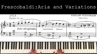 Frescobaldi Aria detta la Frescobalda The first ever set of variations on an original theme [upl. by Burrows]