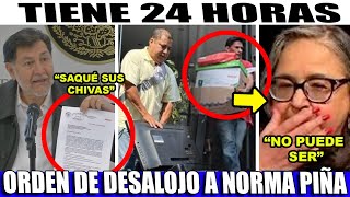 VALIO MA LE CAE ORDEN DE DESALOJO A PIÑA ¡TIENE 15 DIAS PARA SALIRSE DE LA CORTE  CASI LLORA [upl. by Lamonica]