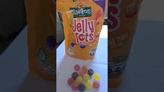 ROWNTREES JELLY TOTS jelly candy sweets snacks food shorts [upl. by Ennairrac]