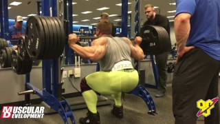 Dallas McCarvers 75 Week Out Leg Workout  Quad Focus [upl. by Kimbell817]