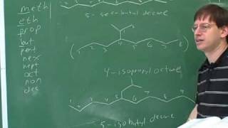 IUPAC alkane nomenclature 9 [upl. by Nickolaus]