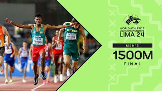 Shock finish as Fayisa 🇪🇹 beats Myers 🇦🇺 over 1500m  World Athletics U20 Championships Lima 2024 [upl. by Babb240]