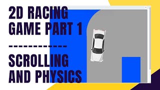 How To Make A 2D Racing Game on Scratch Part 1  Scrolling and Physics [upl. by Haissi134]