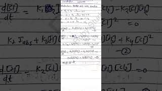 kinetics of photochemical reaction of HCl [upl. by Duma917]