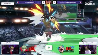 GLUTONNY DEFEATING MKleo with a Wario Waft in GRAND FINALS [upl. by Skcirdnek365]