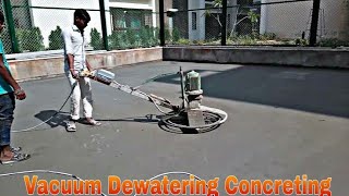 Vacuum Dewatering Concreting ACTE in Hindi Lecture8 for Diploma GATE SSC JE [upl. by Eirlav998]