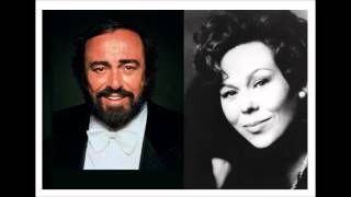 Renata Scotto amp Luciano Pavarotti Parigi o cara La Traviata [upl. by Cattan]