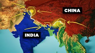 How Geography is Pushing India amp China to War [upl. by Leiram]