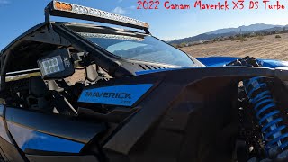 2022 Canam Maverick X3 DS Turbo 64quot 4 seat walkaround [upl. by Broeker]