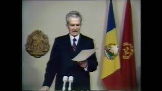 Nicolae Ceaușescu cuvîntarea din 20 decembrie 1989 completă [upl. by Rochemont371]