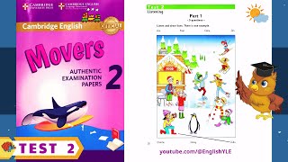 Movers 2  Test 2  NEW  Authentic Examination Papers  Listening Test 2 With Answer Key [upl. by Rothberg777]