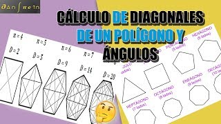 Cómo calcular diagonales y ángulos en un polígono [upl. by Anuahsat]