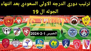 ترتيب دوري الدرجة الأولى السعودي بعد انتهاء مباريات اليوم الخميس الموافق 122024 [upl. by Derf]