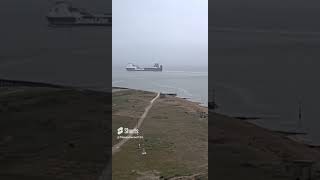 Stena Foreteller departing Harwich [upl. by Atter]