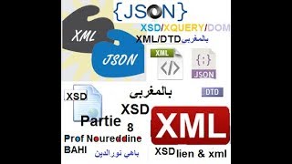 XMLDTDXSDXSLTJSONXQUERYDOMبالمغربي Partie 8 XSD Exemple [upl. by Adnarram]