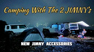 2 JIMNY’s Mein Ki Night Camping 😍💪🏻 New Jimny Accessories  jimny5door jimnyoffroad [upl. by Atiuqrahs]