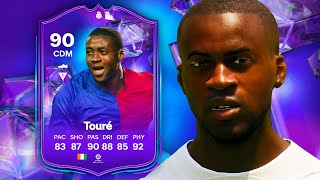 90 Fantasy Hero Yaya Toure Player Review  EA FC 24 [upl. by Eeraj]