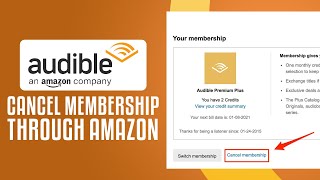 How To Cancel Audible Membership 2024 Easy Tutorial [upl. by Marsiella]