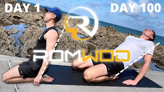 Is ROMWOD worth it  100 day ROMWOD results  100 day pliability app review  crossfit mobility app [upl. by Ailee982]