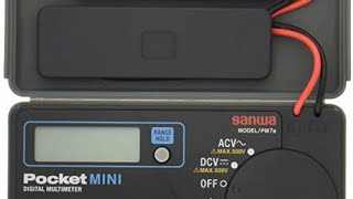 SANWA PM7a Pocket MINI Multimeter Review amp Teardown [upl. by Jamila]