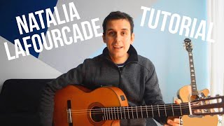 Tu si sabes quererme Natalia Lafourcade Tutorial de guitarra [upl. by Siraj695]