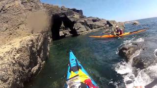 Kayak Cornwall  Kennack Sands to Kynance Cove via Lizard Point [upl. by Karole521]