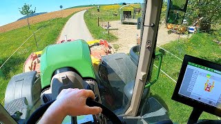 GoPro Cabview  Fendt 728 Vario Gen7 amp Pöttinger Novacat A10 ED  1 Schnitt 2024 [upl. by Pestana]