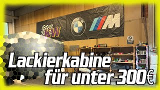 Low Budget Lackierkabine selber bauen HALLENUPDATE [upl. by Benton908]