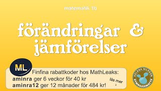 1b 222 förändringar och jämförelser [upl. by Kirchner810]