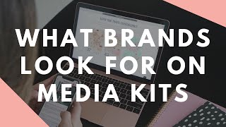 Media kit  EVERYTHING you NEED to INCLUDE [upl. by Zuzana54]