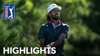 Akshay Bhatia shoots 7under 66  Round 3  Sentry  2024 [upl. by Eamaj]