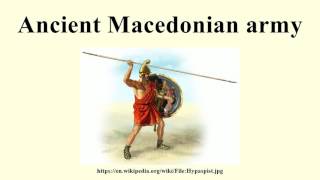 Ancient Macedonian army [upl. by Triley]