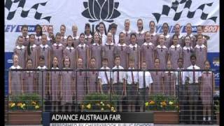 Cherrybrook Public School  V8 Supercars  National Anthem 2010 [upl. by Tacy]