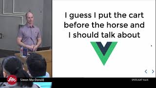 Building Mobile Apps with Vue and Framework7  Simon MacDonald [upl. by Enelrac]