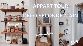 APPART TOUR 30m2 PARIS  Déco seconde main [upl. by Dlanar849]