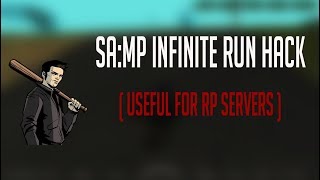 SAMP Infinite Runcs CLEO hack Useful for RP servers [upl. by Drofiar]