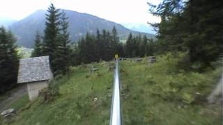 Mieders Alpine Coaster with no brakes [upl. by Godfrey]