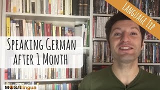 Speaking German after a month studying just 10 minutes per day [upl. by Robaina314]