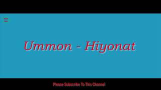 Ummon  Hiyonat 1 Hour [upl. by Noami]