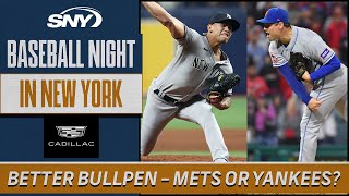 Whose bullpen bodes better in 2024  Mets or Yankees  Baseball Night in NY  SNY [upl. by Neerihs143]